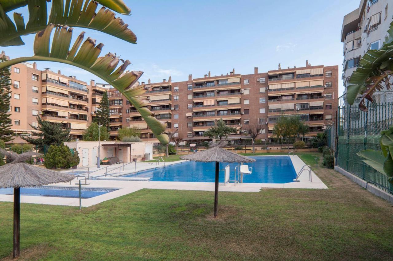 Malaga Oeste Parking-Wifi-Piscina Leilighet Eksteriør bilde